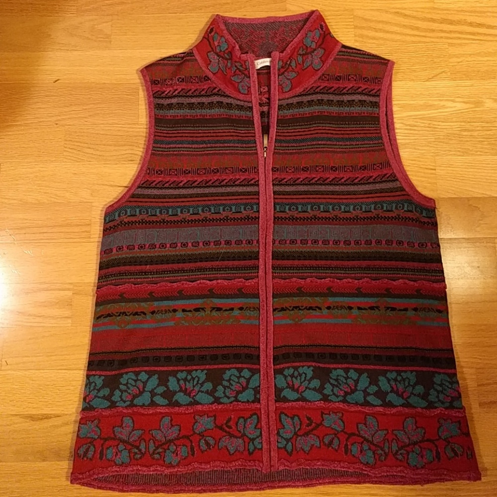 Coldwater Creek pink vest